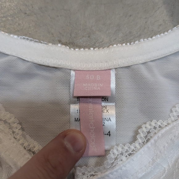 NWT Comfort Choice Posture Support Bra 50B White - Picture 3 of 6